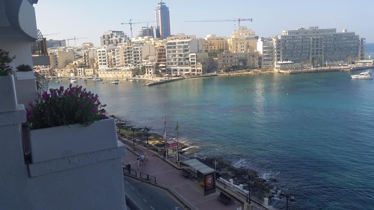 St Julians' Sea Front, Spectacular View, Apartment San Ġiljan Exterior foto